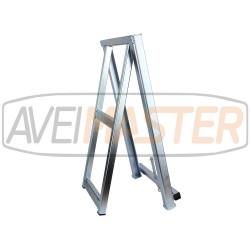 Escalera Rebatible 2 Escalones p/Carroceria Galv 630x645x350