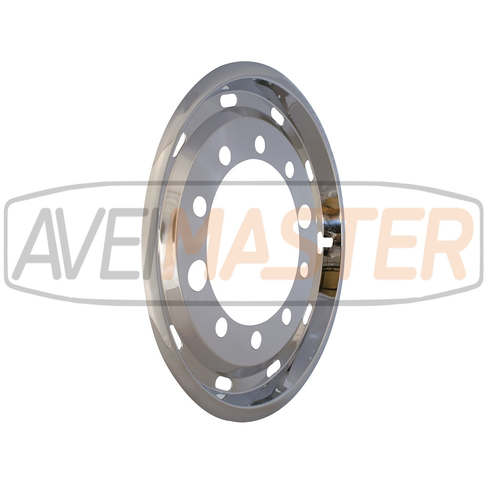 Tapacub rued sencilla a.inox 22.5"x11.75"130-30 mm tipo DAF