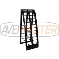 Rampa Alumínio Preta p/Motos Reforc. 2380x450mm 680Kg 807808