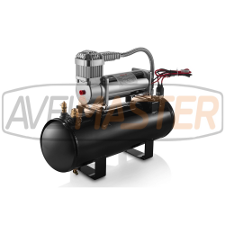 Compressor de AR 200PSI High Air Flow 24v c/Deposito 8 Lt