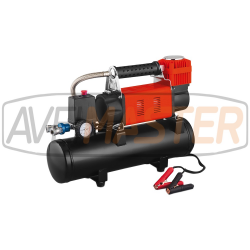 Compresor eléct 12V AVEIMASTER 160LPM 1 cilindro depósito 8L
