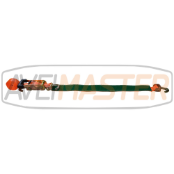Cinta Porta Carros Laranja 4Mt-5T A.Plast 196mm c/Prot Merc