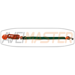 Cinta Porta Carros 50mm 4M Roq 6T Laranja c/Prot Mercedes