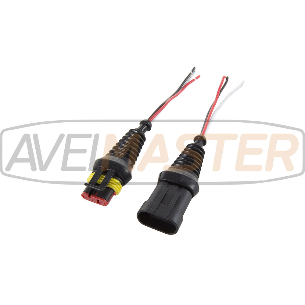 Ligacao Rapida M+F 3P c/Protecao Borracha e cabos 15cm Ligacao Rapida M+F 3P c/Protecao Borracha e cabos 15cm