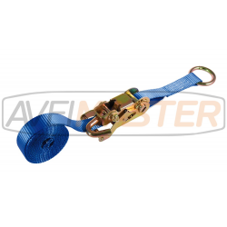 Cinta Amarracao p/reb 35mm Azul c/Argola Red Roq Peq 2,55mt