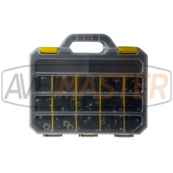 Plastic Accessories Kit with Pneumatic Tin 110 pcs