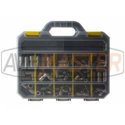 Nickel-plated Pneumatic Tin Accessories Kit 120 pcs