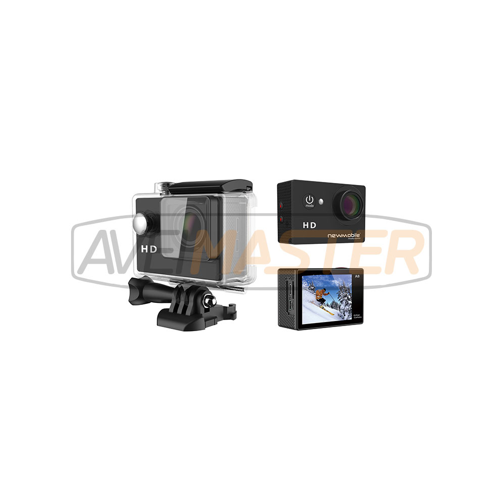 Action Cam NewMobile 400 HD 720P Black Action Cam NewMobile 400 HD 720P Black