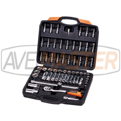 Conjunto 61 Ferramentas Manuais 3/8 com Caixa Plastica