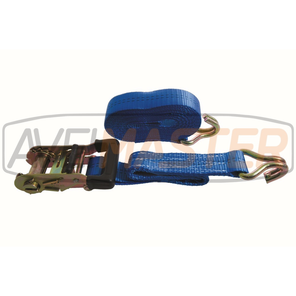 CINTA DE AMARRACAO C/GANCHO DUPLO 35mm - 5MT-2T Azul CINTA DE AMARRACAO C/GANCHO DUPLO 35mm - 5MT-2T Azul