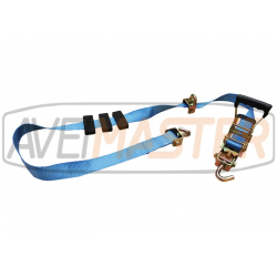 Cinta Porta Carros Azul 2,5Mt-5T Asa plast 3 Ganchos girat
