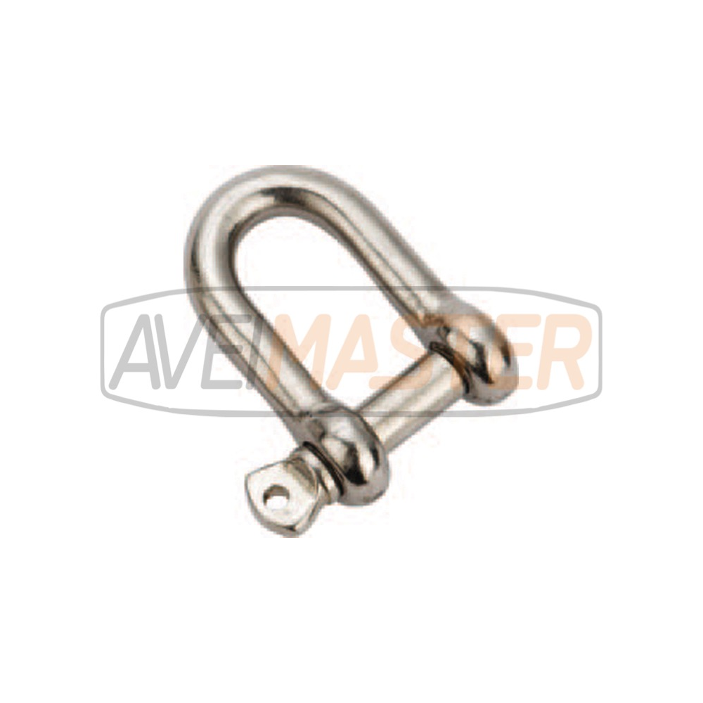 Manilha " D" Tipo Europeu em Aco AISI304 8mm - 329008 Manilha " D" Tipo Europeu em Aco AISI304 8mm - 329008