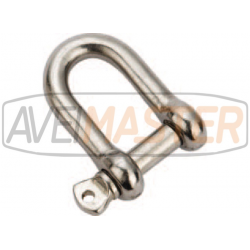 Manilha " D" Tipo Europeu em Aco AISI304 12mm - 329012
