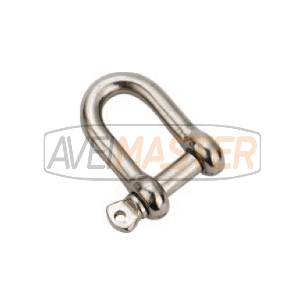Manilha " D" Tipo Europeu em Aco AISI304 12mm - 329012 Manilha " D" Tipo Europeu em Aco AISI304 12mm - 329012