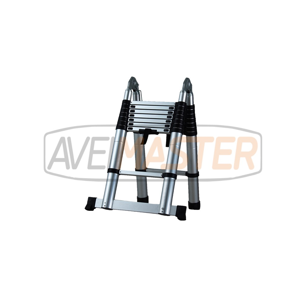 Escada Aluminio Telesc 3 Posicoes 5000mm c/base apoio 960260 Escada Aluminio Telesc 3 Posicoes 5000mm c/base apoio 960260