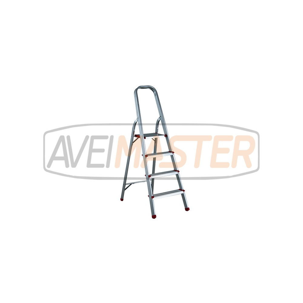 Escalera Aluminio 4 escalones 1320mm 960430 Escalera Aluminio 4 escalones 1320mm 960430