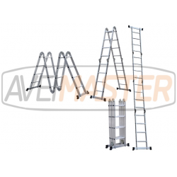 Escalera Aluminio Multiusos 16 escalones 4750mm 960550