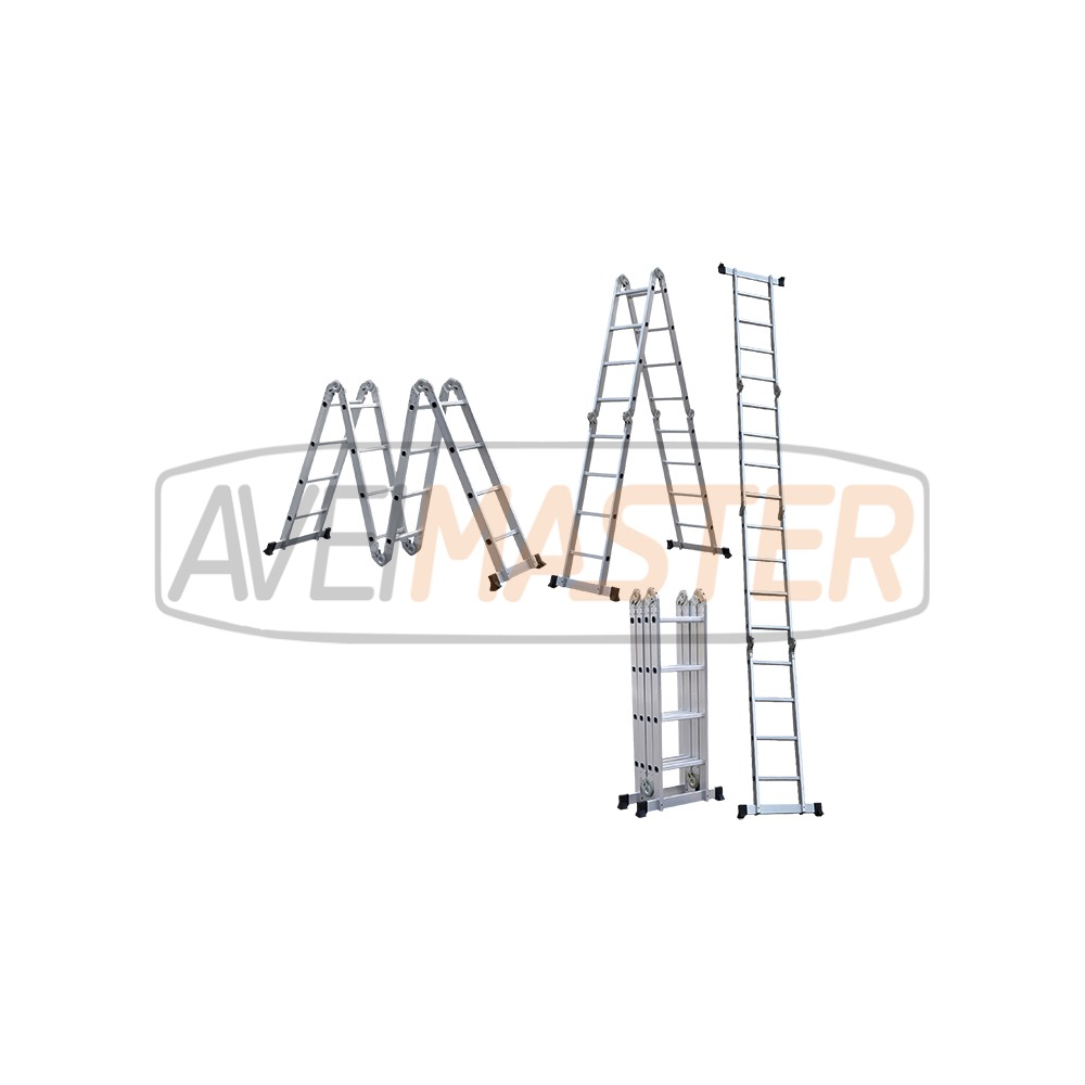 Escalera Aluminio Multiusos 16 escalones 4750mm 960550 Escalera Aluminio Multiusos 16 escalones 4750mm 960550