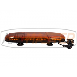 Warning Light Bar Amber 587mm cig.plug 12/24v Magnetic