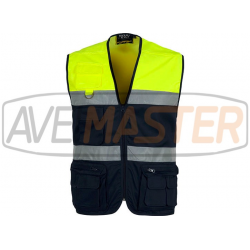 Reflective Vest Blue/Yellow C4010 - Size M