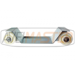 Dolly Zinc with 4 fix wheels 125mm nylon 800kgs