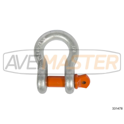 Manilha Galvanizada 6,5T c/cavilha roscada G209/S209