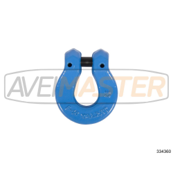 Manilha Omega Link G100 8-10 Capacidade 2.5T Azul
