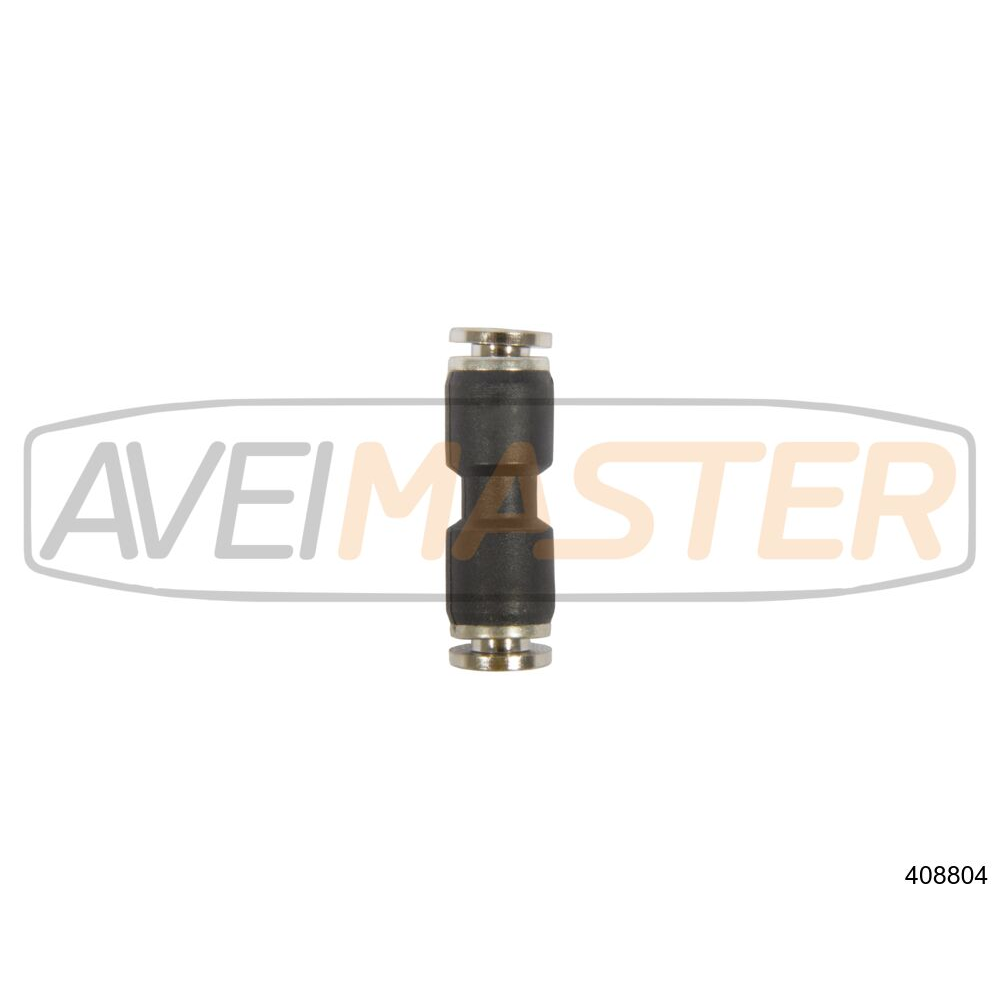 Uniao Rapida Plastica para tubo Ar- 4mm Encaixe Latao