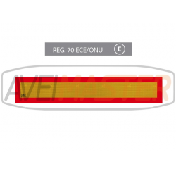 Placa Reflectora 1140x200mm 3094.11 REG.70 ECE/ONU 767300