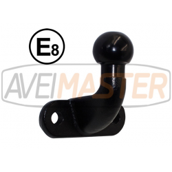 Gancho de Remolque curvo 50mm Color Negro E-Mark - 690102