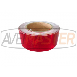 Rolo Fita Refletora Certificada ECE VC 104 50mm x 50mt Red