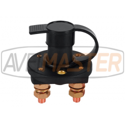 Interruptor de Bateria 12/24v con llave Plastico 100A