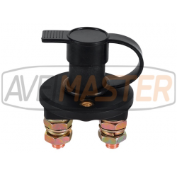 Corta Corrente 12/24v 2F Lig.Cobre c/chave Plastica 100A