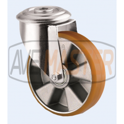 Rueda Maciza ITP 100x30 P30-13 c/soporte 08013