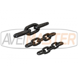 Cadena Templado suelta en negro G80-8mm CHL 2T/Mt - 365008
