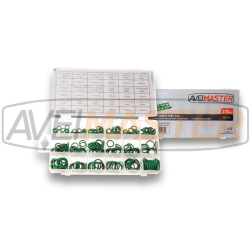 Caja Plástica Verde Kit 270 O-Rings HNBR AACC - 407515