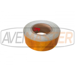 Rolo Fita Refletora Certificada ECE VC 104 50mm x50mt Yellow
