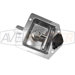 Fecho Aco Inox para Aplicar em Mala Ferramenta Lingua Curva