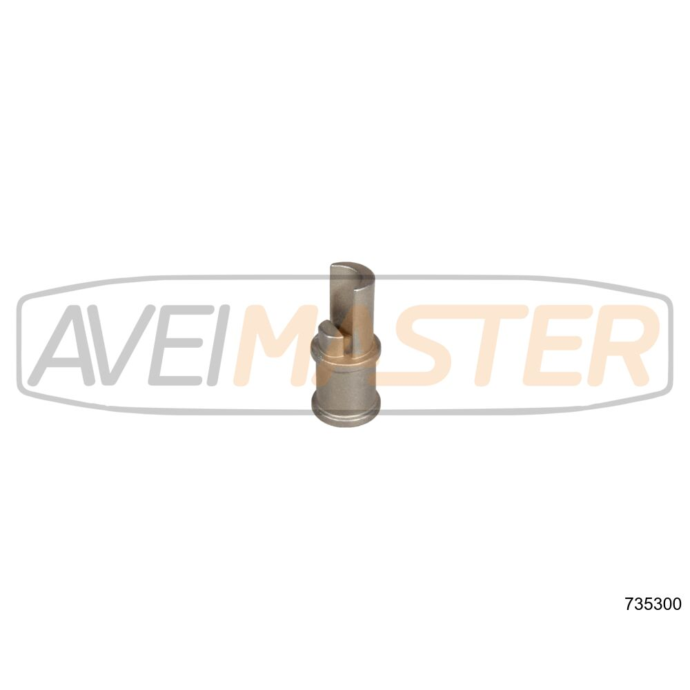 Adaptador INOX 60x26-30 Quadra 13 Para Tensor Lona Meia Lua