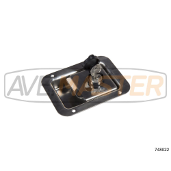 Fecho Aco Inox 304 119x92 Aplicar Mala Ferramenta c/Trinco